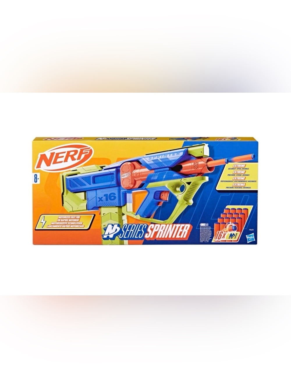 Nerf N Series Sprinter Motorized Blaster - 16 Nerf N1 Darts